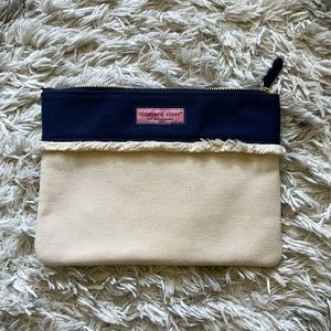 Canvas clutch